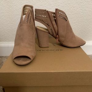 Peeptoed Ankle Booties